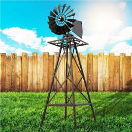 Gardeon Windmill 160cm Metal Ornaments Outdoor Decor Ornamental Wind Mill
