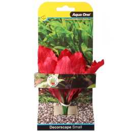 13cm Small Amazon Red Aquarium Plant Silk For Fish Tanks And Aquariums by Aqua One