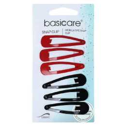 Basicare Snap Hair Clips 4.8cm Strong Secure Hold for Everyday Styling
