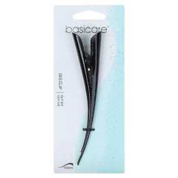 Basicare Ibis Metal Hair Clip Black 13cm Durable Strong Hold Styling Accessory