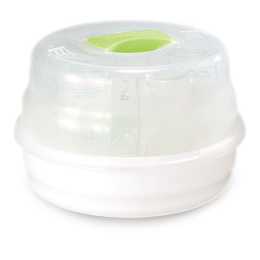 Pigeon Microwave Steam Steriliser Baby Feeding Bottle Disinfectant Cleaner Clear