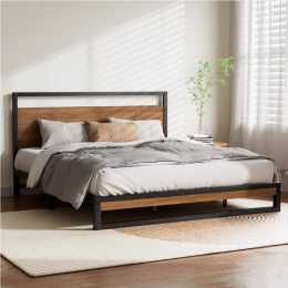 Artiss Metal Bed Frame King Size 210x188cm DANE