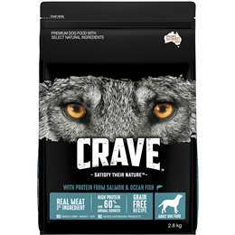 Crave Dry Dog Food Salmon & Ocean Fish 2.8kg | Woolworths