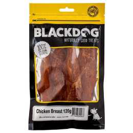 Blackdog 120g Naturally Good Pet/Dog Chicken Breast Fillets Healthy Treats/Food
