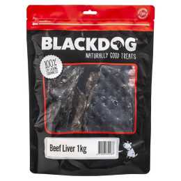 Blackdog 1kg Naturally Good Pet/Dog Beef Liver Healthy Treats/Food/Reward