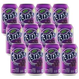 Usa Cans 355Ml Fanta Grape 12 Pack