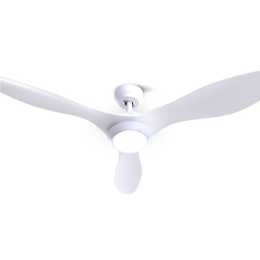 Ceiling Fan With Light Remote DC Motor 3 Blades 1300mm - 52
