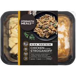 Strength Meals Co Chicken Stroganoff Chilled Meal