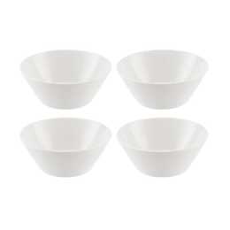 Royal Doulton 1815 Pure Set of 4 Cereal Bowls 16cm White