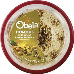 Obela Hommus Pistachio Lemon Dukkah 
