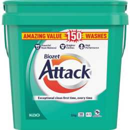Biozet Attack Front & Top Loader Laundry Powder 6kg