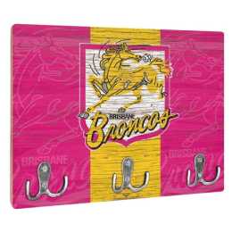 Brisbane Broncos NRL Wall Key Rack Holder