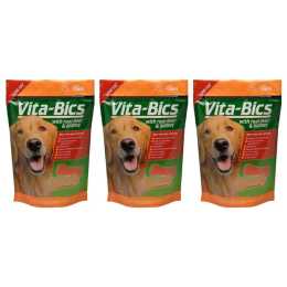 3x Pets Own Low Fat Vita Bics Liver/Kidney Blend Dog Biscuits Treats/Reward 400g