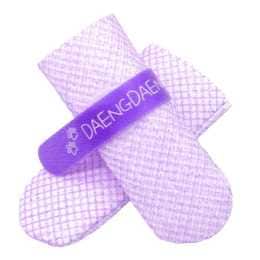 28pc X Dog Shoes Waterproof Disposable Boots Anti-Slip Pet Socks L VIOLET