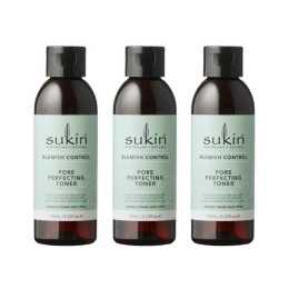 3 x Sukin Blemish Control Pore Perfecting Toner 125mL