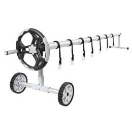 ALFORDSON 4.5M Pool Cover Roller Adjustable Solar Blanket Reel (Grey)