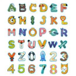 Nevenka 36Pcs Alphabet Numbers Bath Foam Toys Set Educational Floating Toys for Age 3+