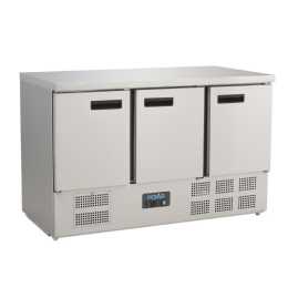 Polar G-Series Triple Door Counter Fridge 368Ltr- Commercial