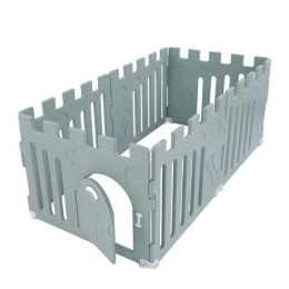 Dog Crate Pet Pen Cage Puppy Enclosure Playpen Exercise Indoor Outdoor Kennel Whelping Box Plastic Portable Green