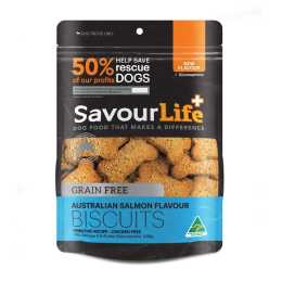 Savour Life Australian Salmon Grain Free Dog Biscuit Treats 425g
