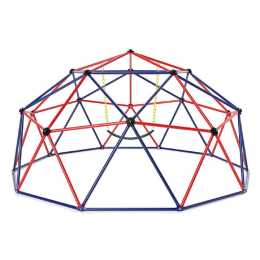 Costway Climb Playset Climbing Dome Swing Set Steel Geometric Climbing Frame Play Center Playground Daycare Gifts