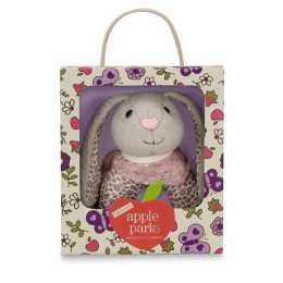 Bunny Patterned Rattle - Apple Park