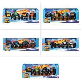 ?Hot Wheels Monster Trucks 4 Pack - Assorted*