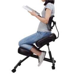 Lauft Ergonomic Kneeling Chair Adjustable Stool Kneeling Pad For Back Posture with Backrest