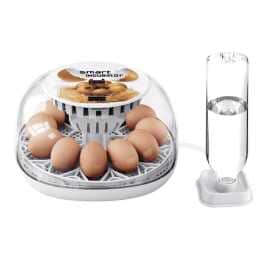 12 Eggs Incubator Automatic Hatching Chicken Quail Duck Hatcher Turner Transparent Humidity Temperature Control