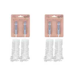 2x Eco Basics 21cm Bottle/Glass Brush Cleaner Refills Nylon Bristles Cup Washer