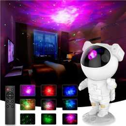 Astronaut Galaxy Star Projector Night Light - with Timer Remote Control and 360°Adjustable Design for Kids Baby Bedroom Christmas Birthdays Valentine's Day