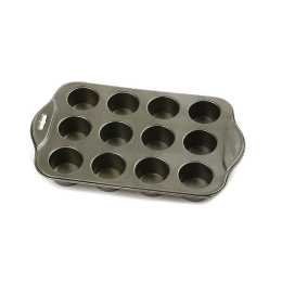 Individual Mini Cheesecake Cake Pan Tin Loose Base Cheese Cake Mould Pan - 12 Cups