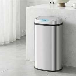 Devanti 60L Sensor Bin Motion Rubbish Automatic Silver