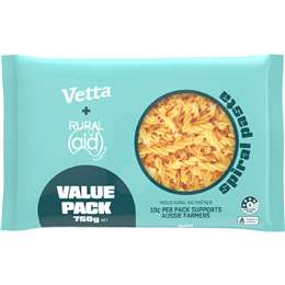 Vetta Rural Aid Spirals Pasta Value Pack 750g