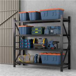 Giantz 2Mx1.8M Garage Shelving Warehouse Rack Pallet Racking Storage Shelf Black