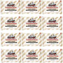 Fisherman's Friend Honey Lemon Sugar Free Lozenge 25g Box 12