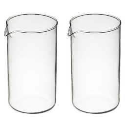 2x La Cafetiere 8-Cup Replacement 1L Glass Jug Beaker For French Coffee Press