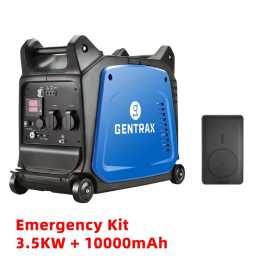 GENTRAX GTX3500 Inverter Generator + 10000mAh Power Bank