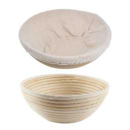 2 x 9" Sourdough Bread Proofing Set Bread Making Kit Round Bowls