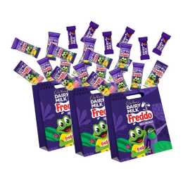 3PK Cadbury Dairy Milk Freddo Frog Variety/Assorted Milk Chocolate Showbag