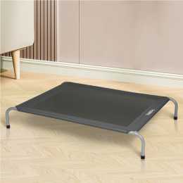 Pawz Elevated Trampoline Pet Bed Dog Puppy Raised Heavy Duty Extra-Large Grey