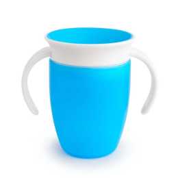 Munchkin 7oz/200ml Miracle 360deg Baby/Toddler Anti-Spill Trainer Cup Blue 6M+