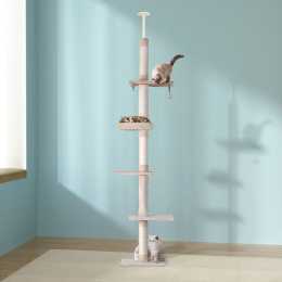 i.Pet Cat Tree Beige 290cm