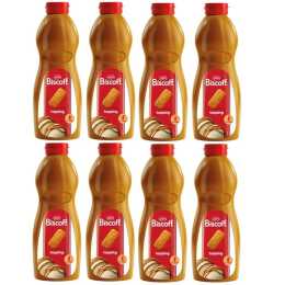 Lotus Biscoff Caramel Topping Sauce Syrup Bottle 1kg Pack 8