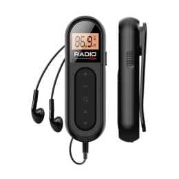 FM Walkman Radio Rechargeable Portable Pocket Transistor Radio LCD Digital Radio