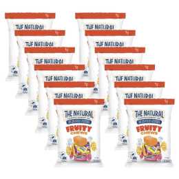 12pc The Natural Confectionery Co. Chews Fruity Mix 180g Lollies Candy
