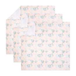3x Little Haven Infant Polyester Changing Pad Cover/Sleeve Botanical Leaf 81cm