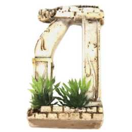Aqua One Betta Square/Round Column Arch Ornament 10cm (24339)