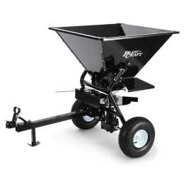 PlantCraft 160L Tow Behind Broadcast Seed and Fertiliser Spreader, 158kg Load, Heavy Duty