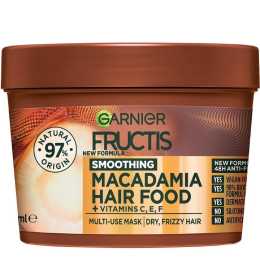 Garnier Fructis, 3-in-1 Hair Mask, Smoothing & Hydrating, Hair Food Macadamia, 390ml